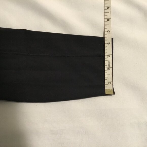 Lululemon Women's Capri Leggings Black Size 10 Side Pockets - Picture 11 of 11